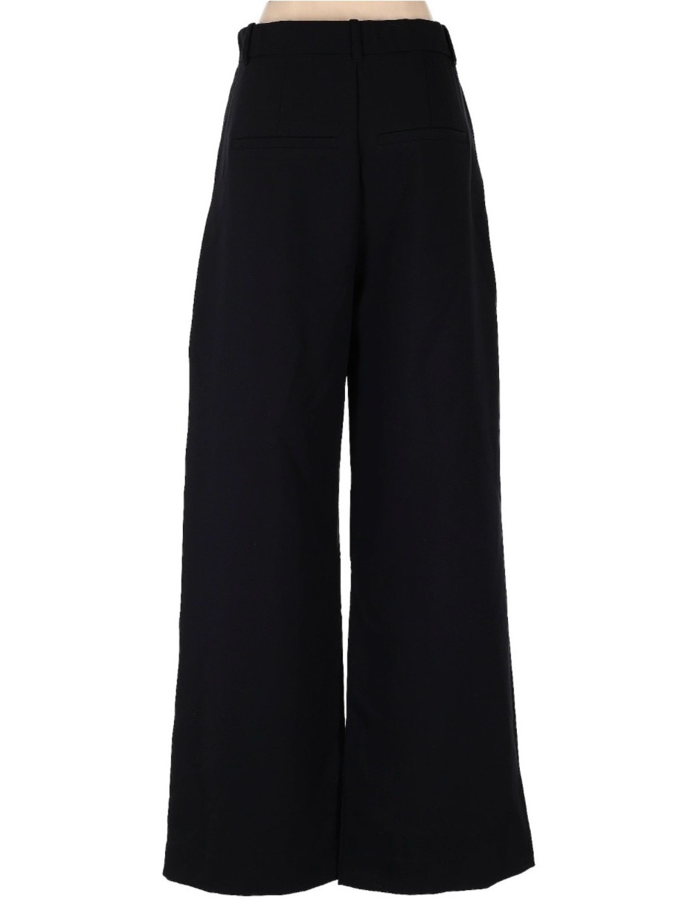 Abercrombie & Fitch Black Wide Leg Trousers size 29/8 - Picture 2 of 6